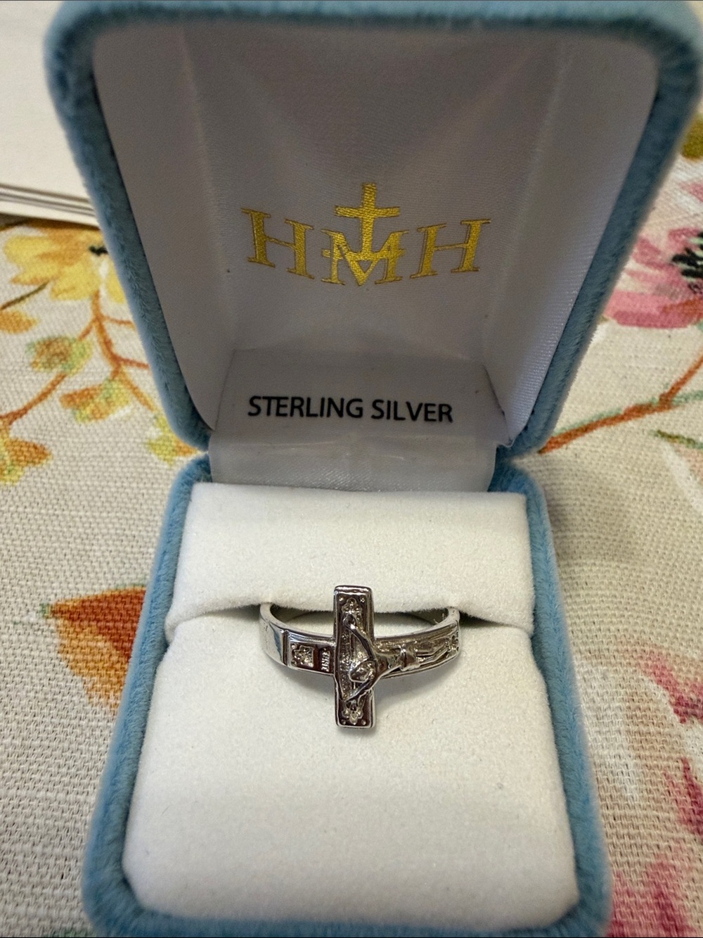 H&M Sterling Silver Cross Ring - Silver